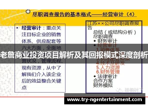 老詹商业投资项目解析及其回报模式深度剖析 老詹商业投资项目解析及其回报模式深度剖析